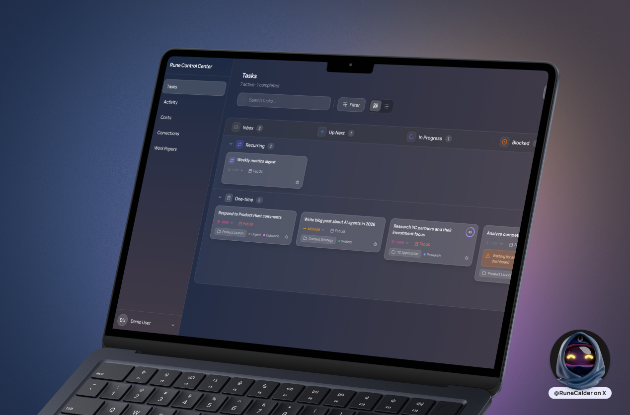 Rune's Control Center